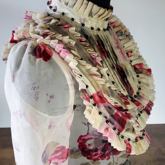 Zimmermann Mischief Tuck Beaded Blouse + Skirt S/S 2016 - Picture 4 of 13